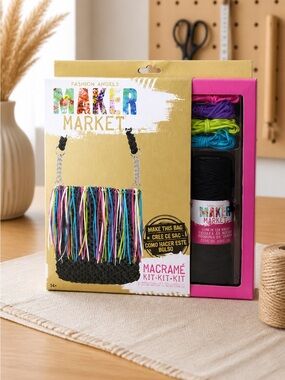 Macramé Kit. Make Your Own Bag.